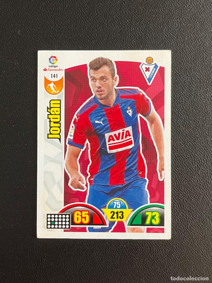Cromos de f&uacute;tbol: 141 JOAN JORD&Aacute;N SD EIBAR ADRENALYN 2017 2018 CROMO PANINI LA LIGA SANTANDER 17 18