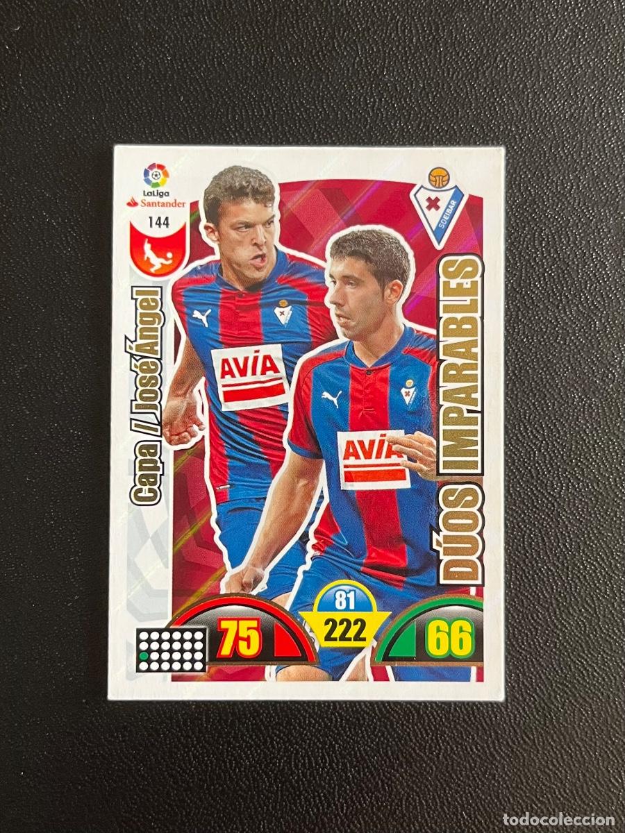 Cromos de f&uacute;tbol: 144 CAPA JOS&Eacute; &Aacute;NGEL COTE SD EIBAR D&Uacute;OS IMPARABLES ADRENALYN 2017 2018 CROMO PANINI LA LIGA 17 18