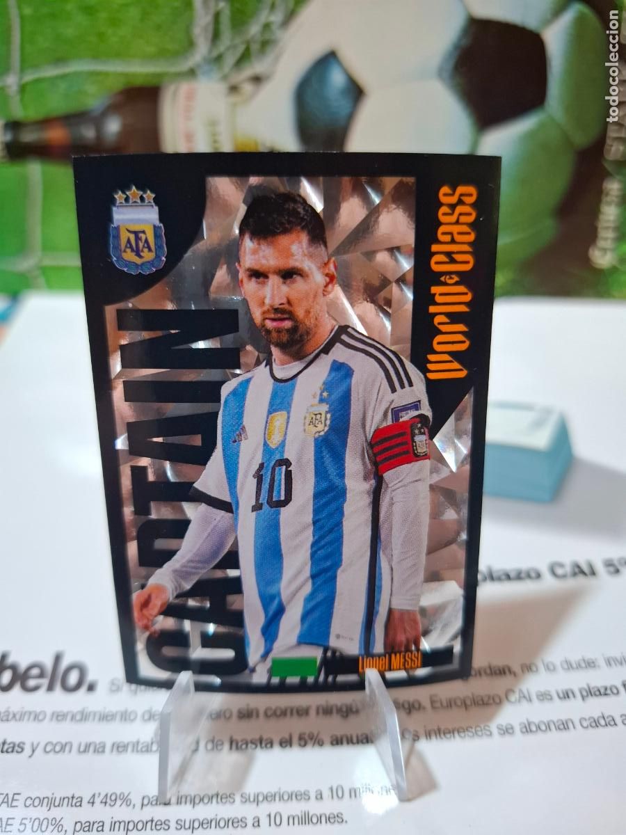 Cromos de f&uacute;tbol: 172 MESSI ARGENTINA PANINI WORLD CLASS 2024 SELECCION CAPTAIN