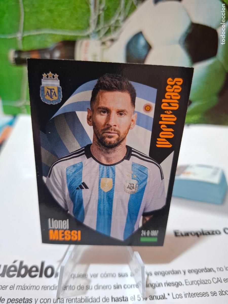 Cromos de f&uacute;tbol: 198 MESSI ARGENTINA PANINI WORLD CLASS 2024 SELECCION