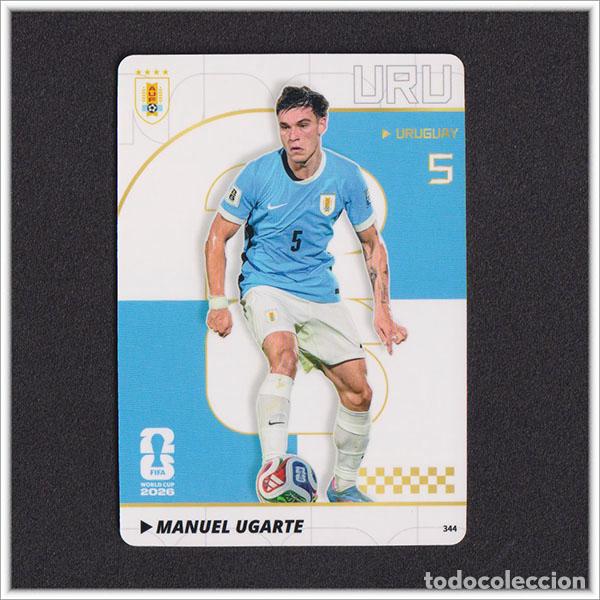 Cromos de f&uacute;tbol: FIFA WORLD CUP 2026 PANINI KAYOU MANUEL UGARTE 344 URU URUGUAY ALBUM MUNDIAL COLECCI&Oacute;N - ULTRA BOX