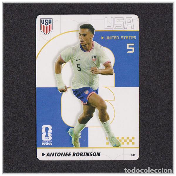 Cromos de f&uacute;tbol: FIFA WORLD CUP 2026 PANINI KAYOU ROBINSON 348 USA ESTADOS UNIDOS EEUU MUNDIAL COLECCI&Oacute;N - ULTRA BOX