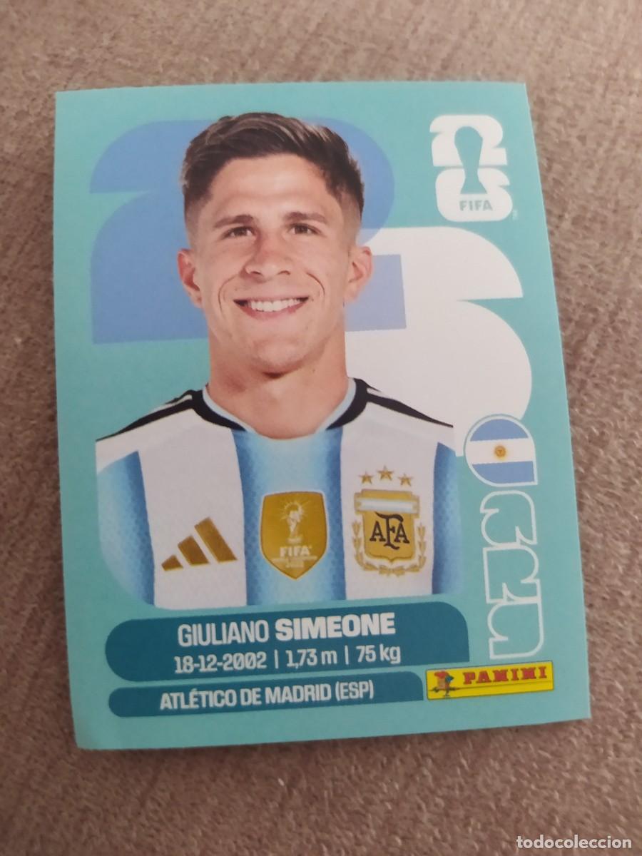 Cromos de f&uacute;tbol: ARG 20 ARG20 Giuliano SIMEONE Argentina Mundial 2026 Panini