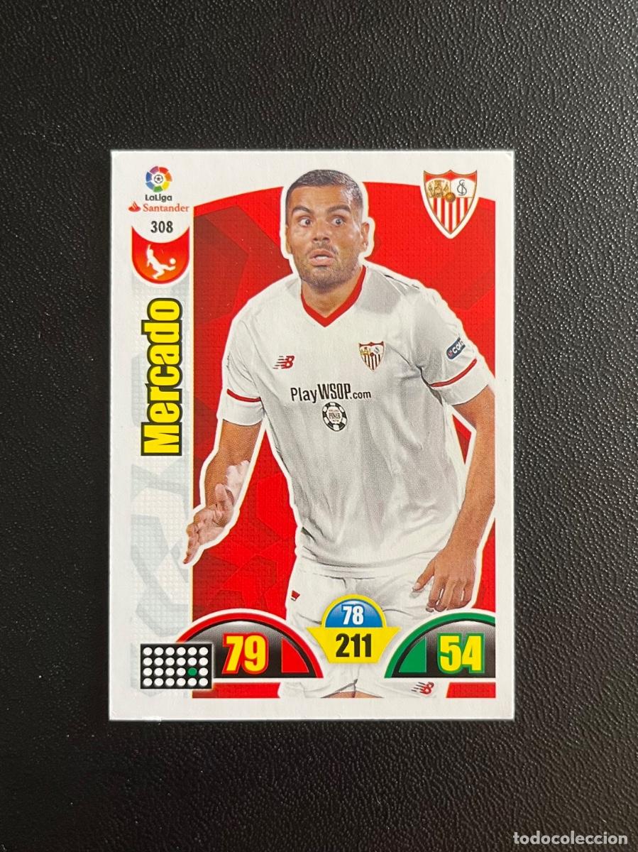 Cromos de f&uacute;tbol: 308 MERCADO SEVILLA FC ADRENALYN 2017 2018 CROMO PANINI LA LIGA SANTANDER 17 18