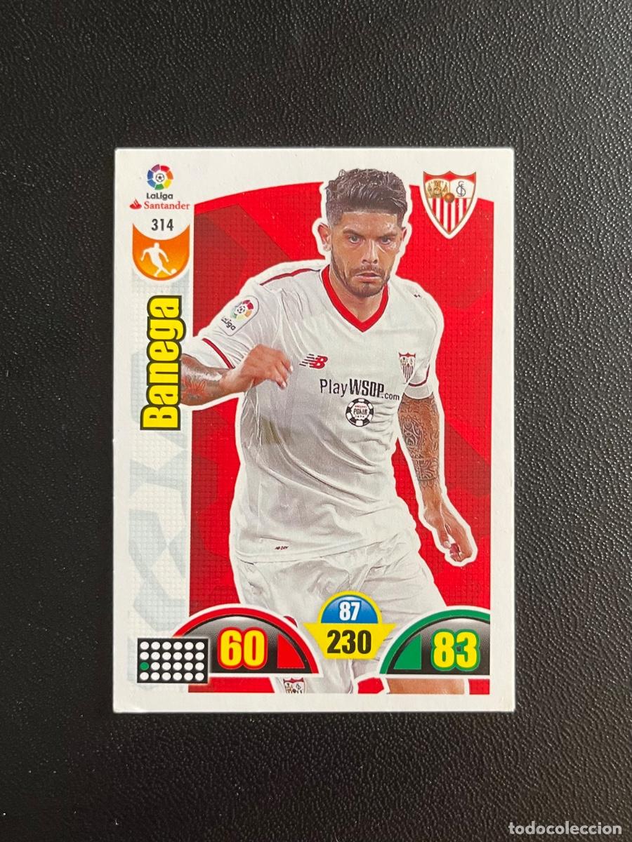 Cromos de f&uacute;tbol: 314 BANEGA SEVILLA FC ADRENALYN 2017 2018 CROMO PANINI LA LIGA SANTANDER 17 18