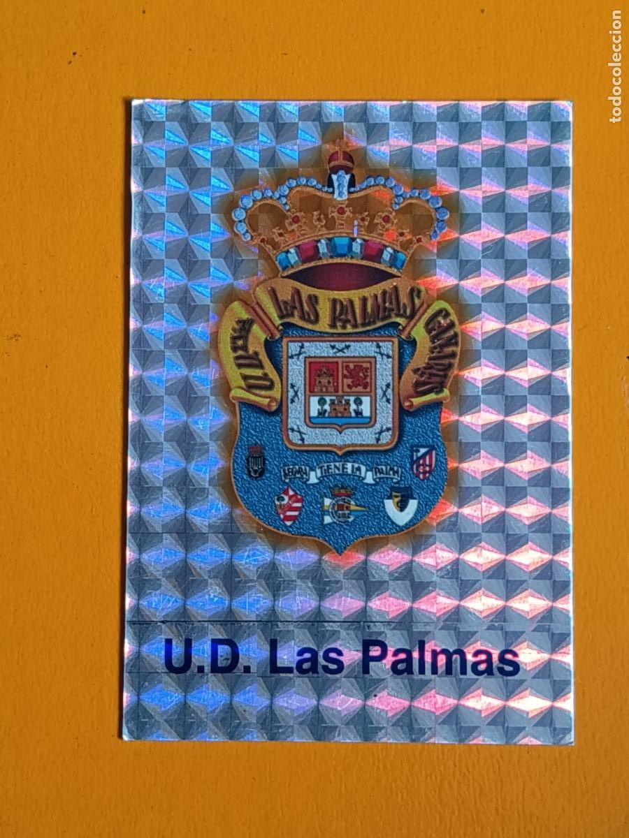 Cromos de f&uacute;tbol: 211 ESCUDO U.D. LAS PALMAS. LAS FICHAS DE LA LIGA 2002. MUNDICROMO