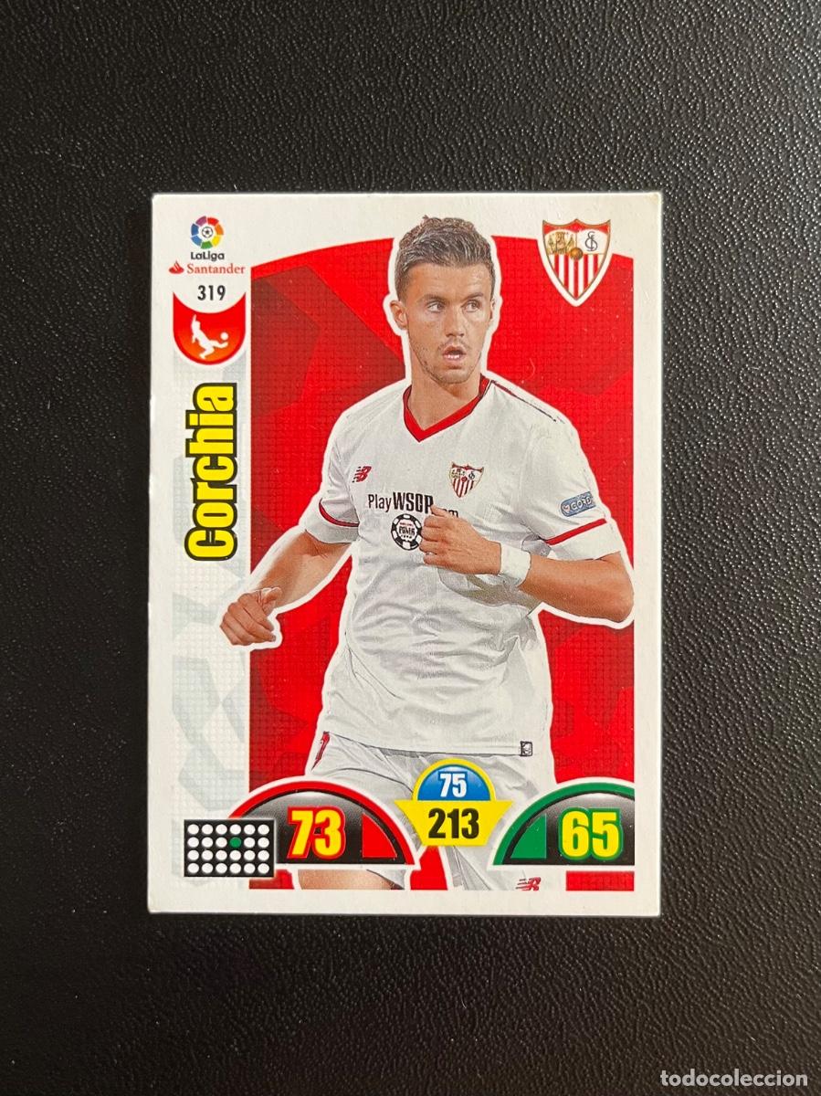 Cromos de f&uacute;tbol: 319 CORCHIA SEVILLA FC ADRENALYN 2017 2018 CROMO PANINI LA LIGA SANTANDER 17 18