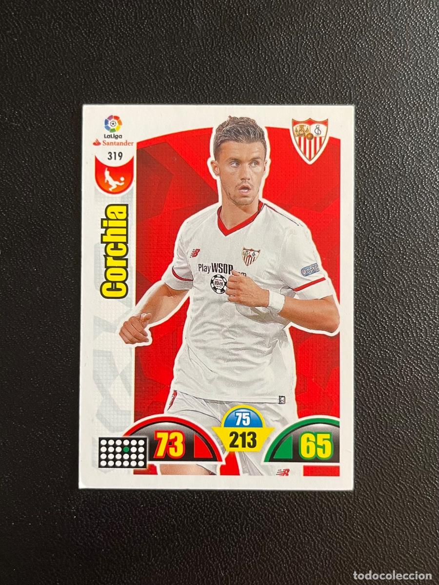 Cromos de f&uacute;tbol: 319 CORCHIA SEVILLA FC ADRENALYN 2017 2018 CROMO PANINI LA LIGA SANTANDER 17 18