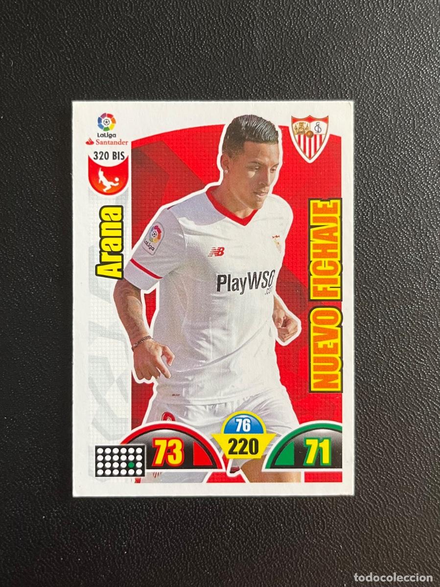 Cromos de f&uacute;tbol: 320 BIS ARANA SEVILLA FC NUEVO FICHAJE ADRENALYN 2017 2018 CROMO PANINI LA LIGA SANTANDER 17 18