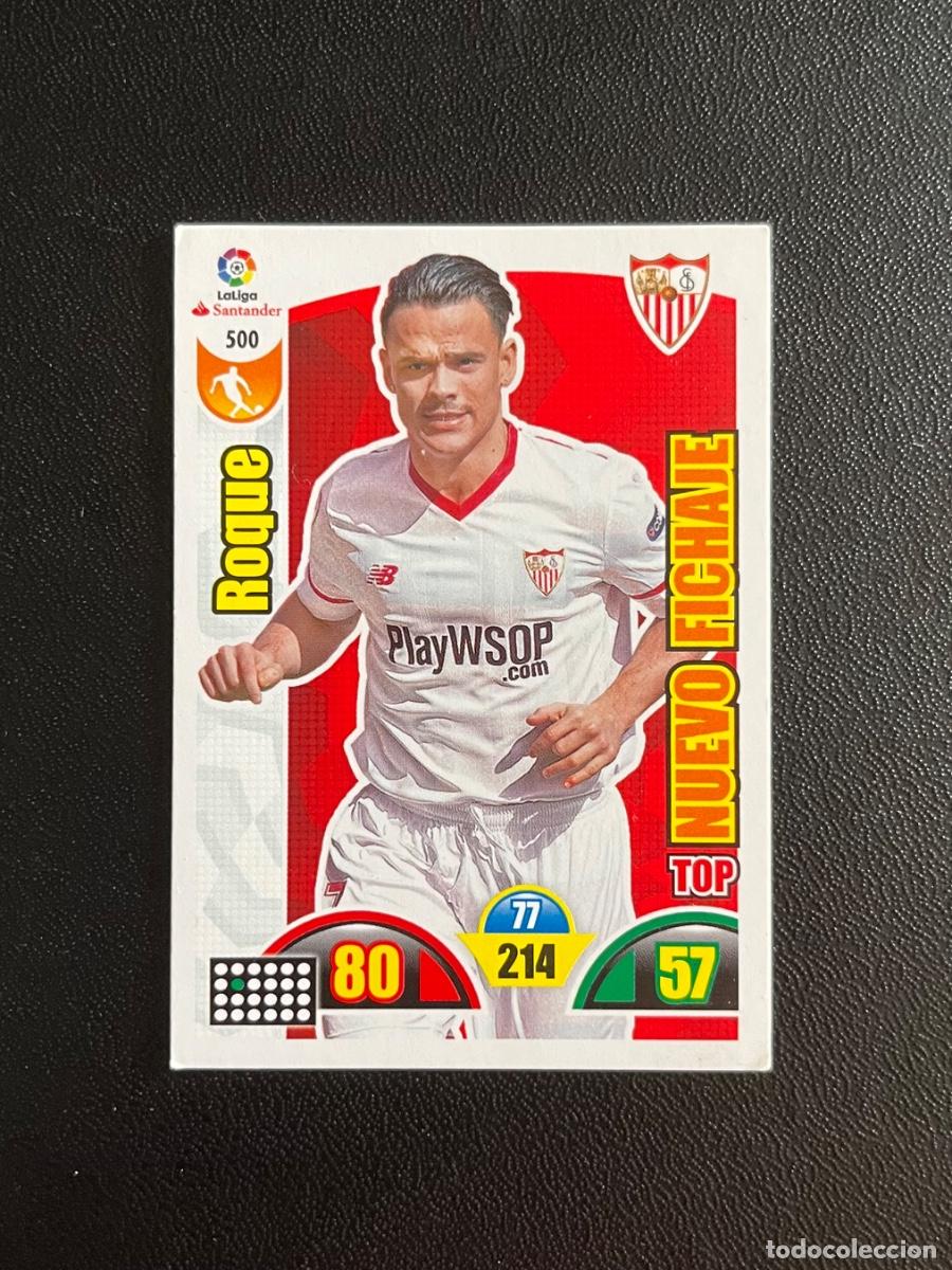Cromos de f&uacute;tbol: 500 ROQUE MESA SEVILLA FC TOP NUEVO FICHAJE ADRENALYN 2017 2018 CROMO PANINI LA LIGA 17 18