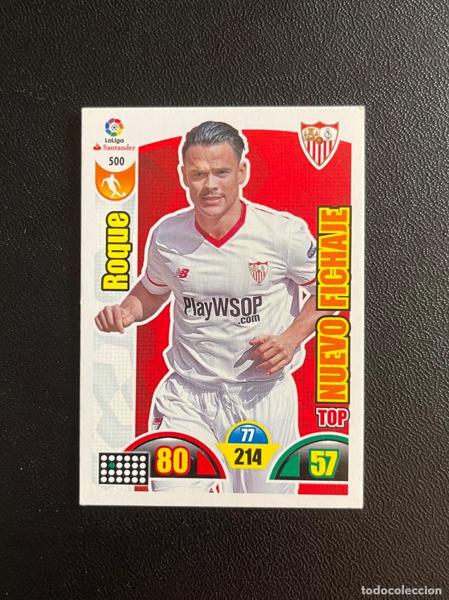 Cromos de f&uacute;tbol: 500 ROQUE MESA SEVILLA FC TOP NUEVO FICHAJE ADRENALYN 2017 2018 CROMO PANINI LA LIGA 17 18