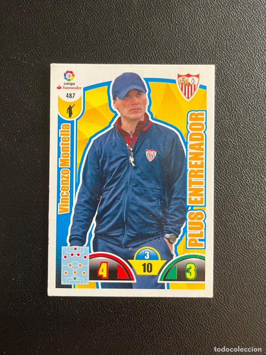 Cromos de f&uacute;tbol: 487 VICENZO MONTELLA SEVILLA FC PLUS ENTRENADOR ADRENALYN 2017 2018 CROMO PANINI LA LIGA 17 18