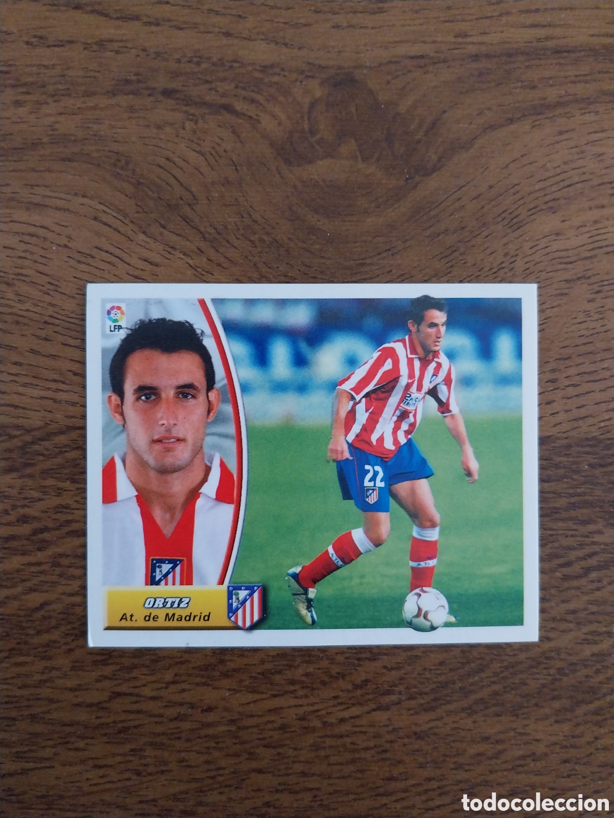 Cromos de f&uacute;tbol: ORTIZ COLOCA LIGA 03 04 CROMO NUEVO NUNCA PEGADO EDICIONES ESTE CARTA ATL&Eacute;TICO DE MADRID 2003 2004