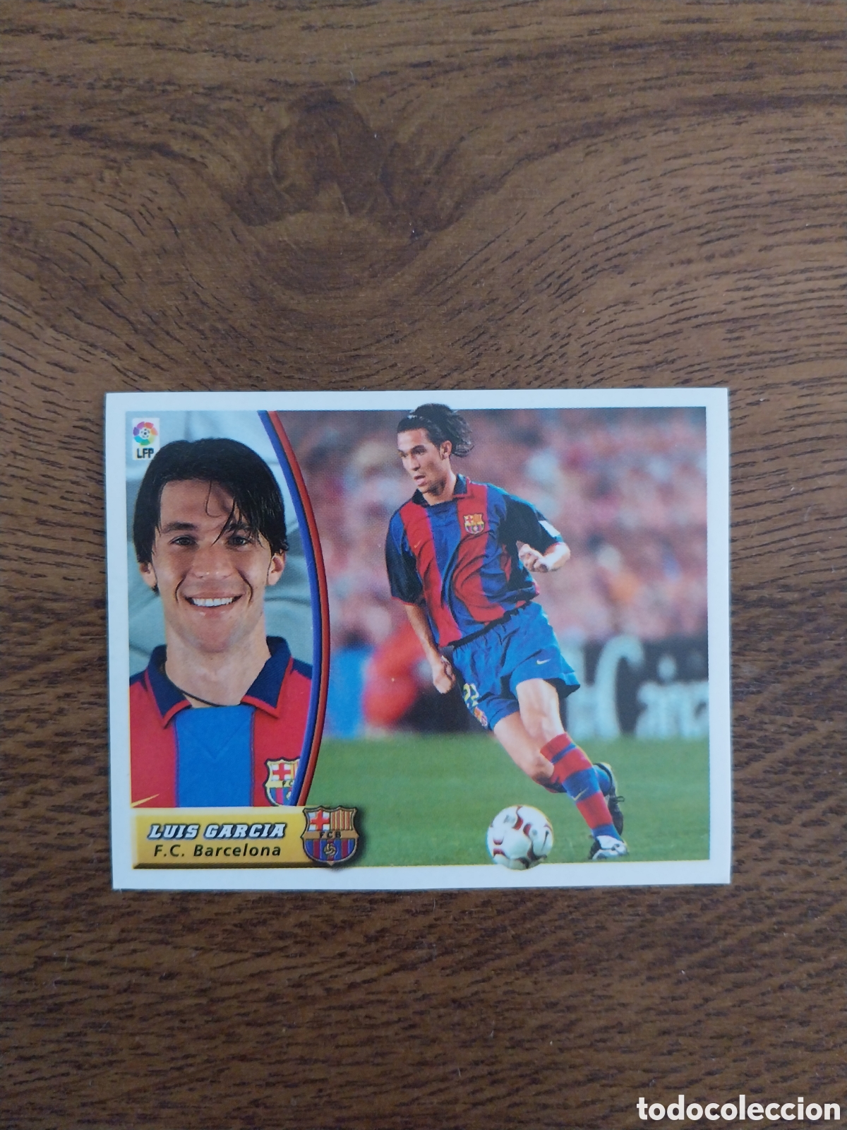 Cromos de f&uacute;tbol: LUIS GARC&Iacute;A COLOCA LIGA 03 04 CROMO NUEVO NUNCA PEGADO EDICIONES ESTE CARTA FC BARCELONA 2003 2004