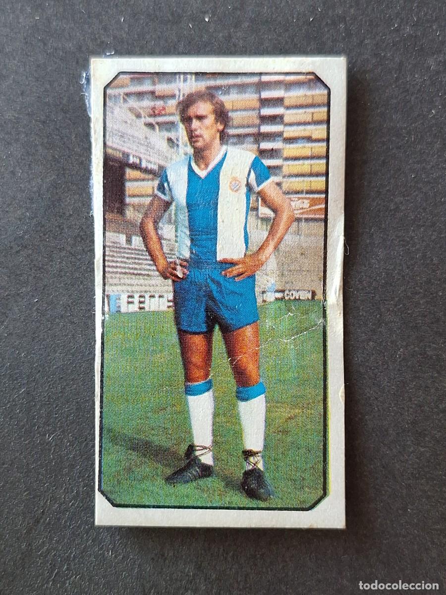 Cromos de f&uacute;tbol: L4 FLORES R. C. D. ESPA&Ntilde;OL FICHAJE 18 LIGA ESTE 1977 1978 77 78 DESPEGADO RECUPERADO