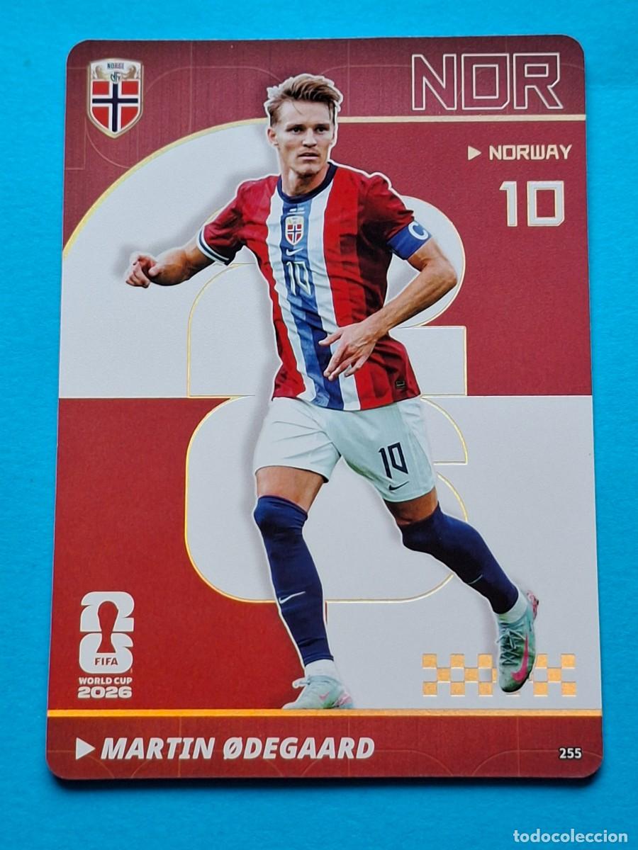 Cromos de f&uacute;tbol: Parallel Red Prizm #255 MARTIN &Oslash;DEGAARD (Norway) - PANINI KAYOU (China) FIFA World Cup 2026