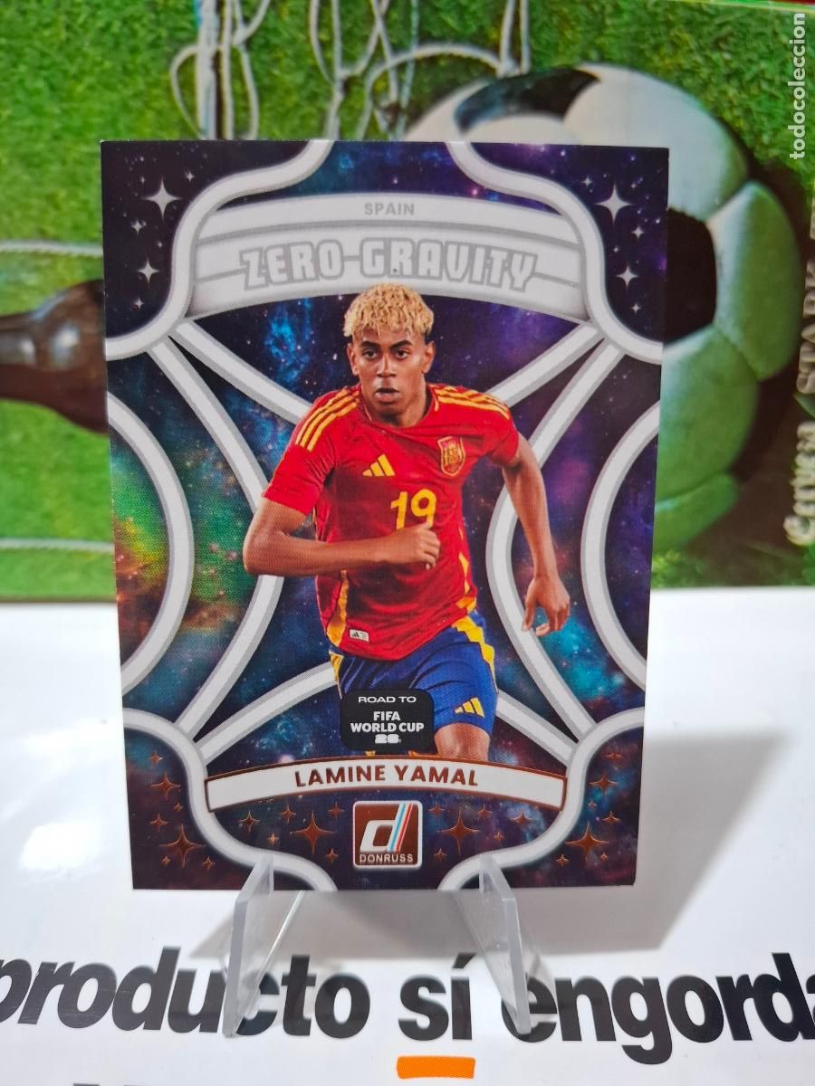 Cromos de f&uacute;tbol: 10 LAMINE YAMAL PANINI DONRUSS 2026 GRAVITY ZERO MUNDIAL 26 ESPA&Ntilde;A SELECCION