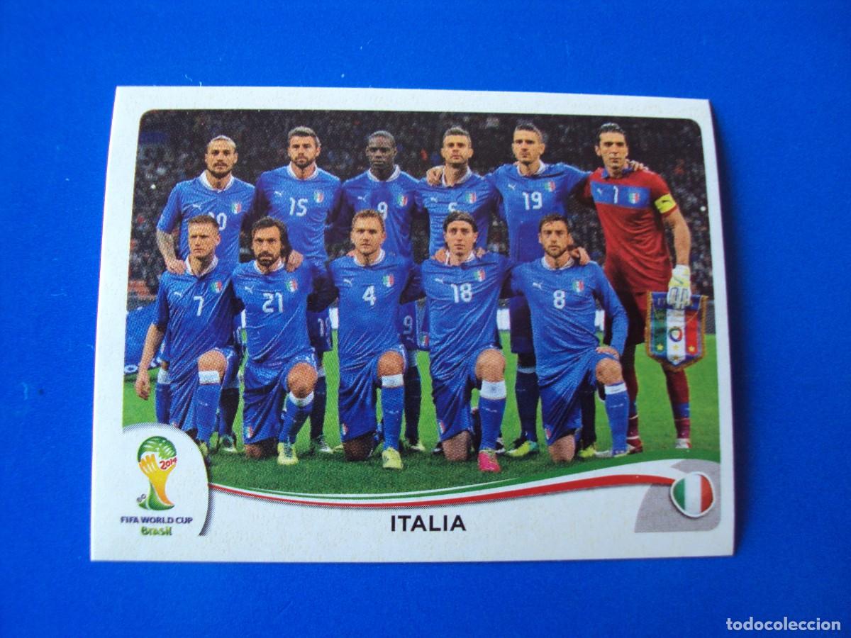 Football Stickers: 318 EQUIPO ITALIA MUNDIAL FUTBOL BRASIL 2014 FIFA WORLD CUP PANINI CROMO NUEVO