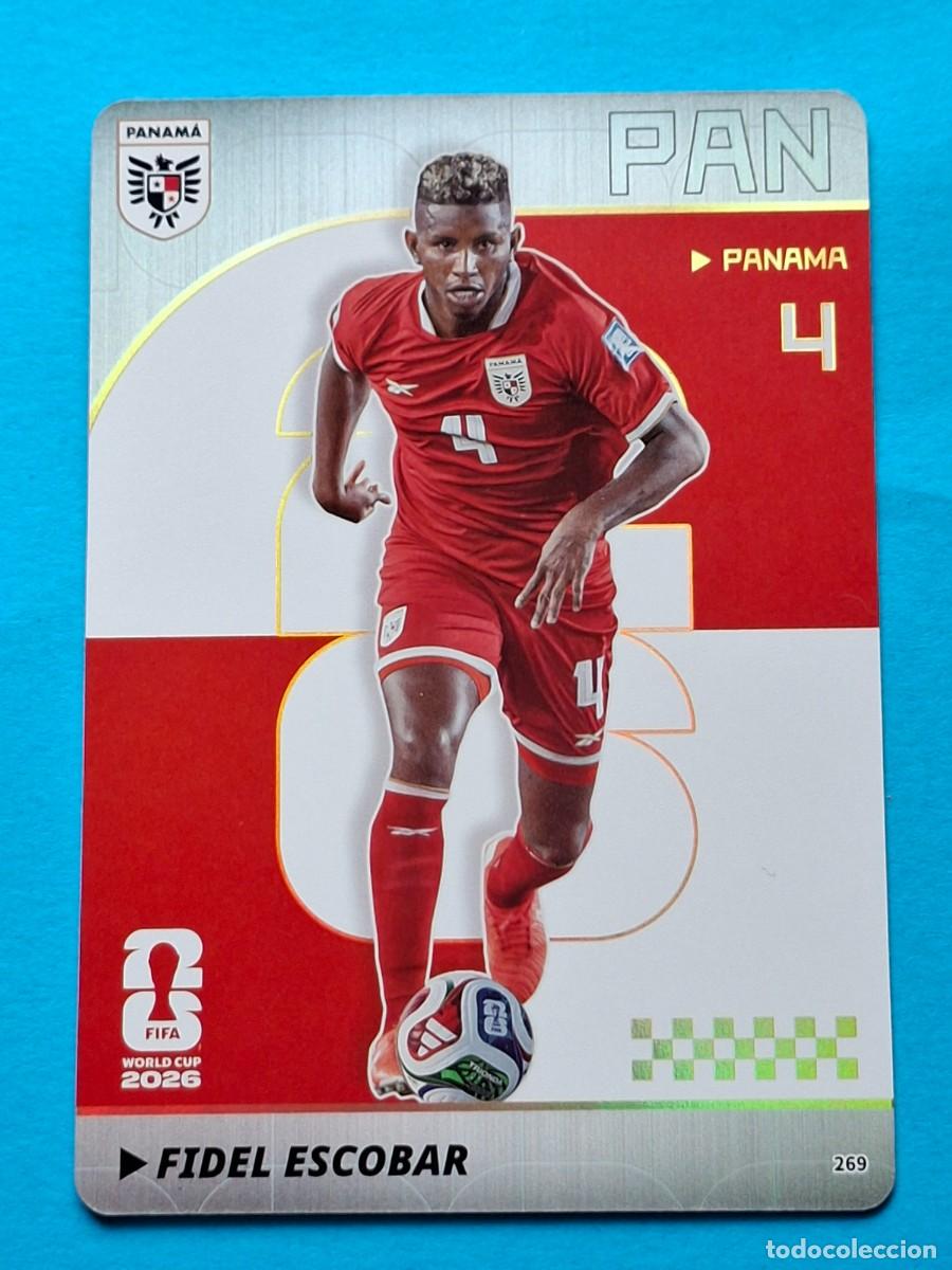 Football Stickers: Parallel Silver Prizm #269 FIDEL ESCOBAR (Panam&aacute;) - PANINI KAYOU (China) FIFA World Cup 2026