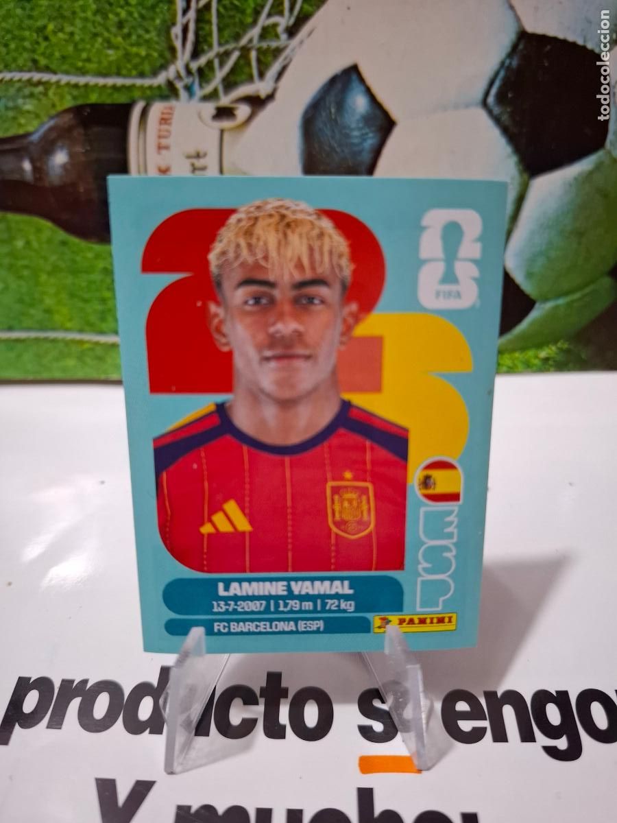Football Stickers: ESP15 LAMINE YAMAL ESPA&Ntilde;A SELECCION ESPA&Ntilde;OLA MUNDIAL 2026 WORLD CUP 26