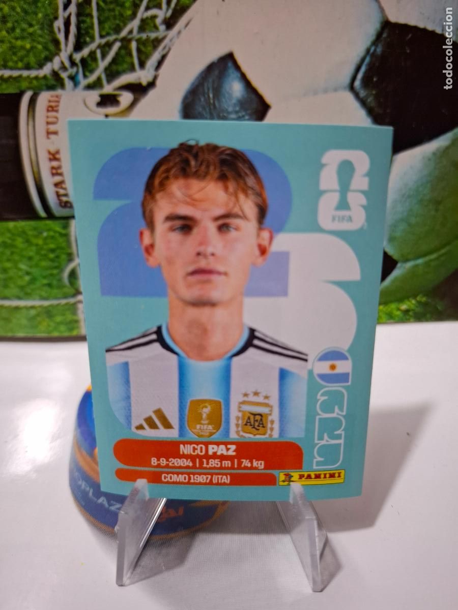 Cromos de f&uacute;tbol: NICO PAZ ARGENTINA ARG14 SELECCION MUNDIAL 2026 WORLD CUP 26
