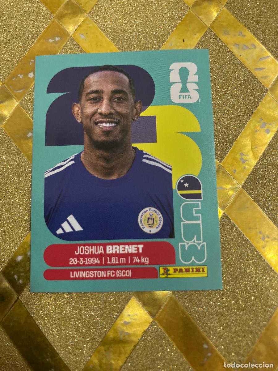 Cromos de f&uacute;tbol: CROMO DE F&Uacute;TBOL NUMERO CUW 6 JOSHUA BRENET CURAZAO MUNDIAL 2026 MEXICO-EEUU-CANADA PANINI !
