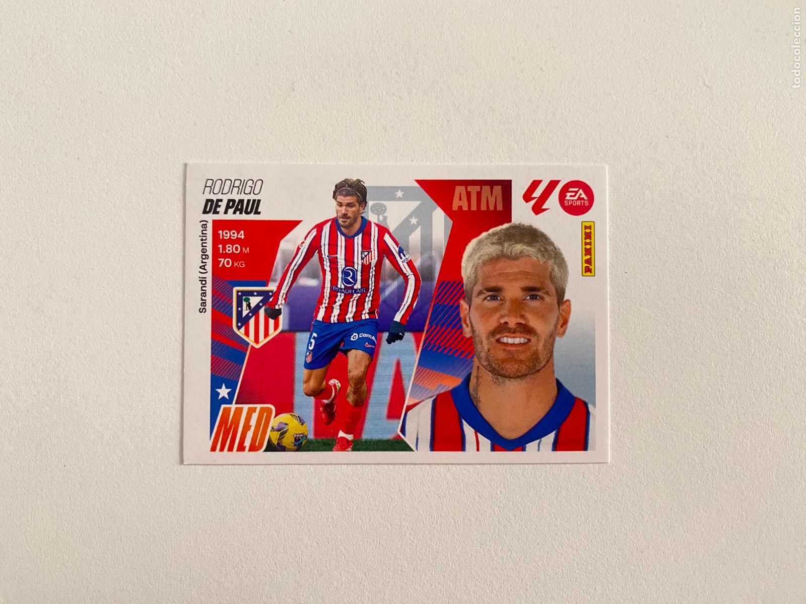 Figurine di Calcio: LALIGA ESTE 2025 2026 EA SPORTS 25 26 ALBUM PANINI LIGA N 12 ATL&Eacute;TICO DE MADRID DE PAUL