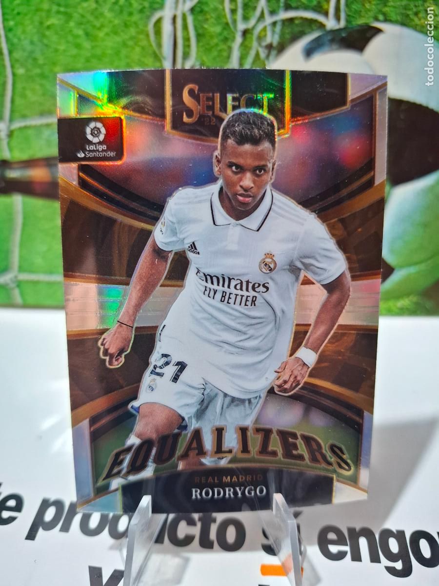 Fu&szlig;ball-Sticker: PANINI SELECT LIGA 2022 2023 22 23 RODRYGO REAL MADRID EQUALIZERS CHAMPIONS INSERT