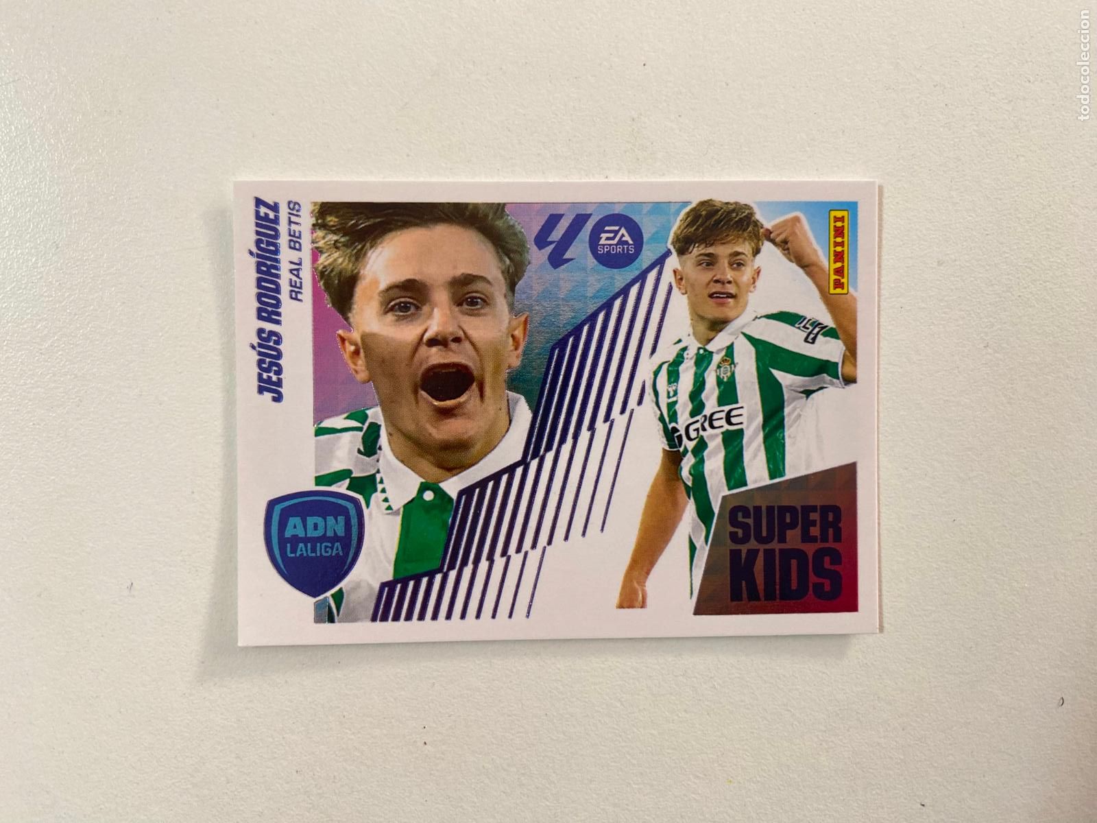 Fu&szlig;ball-Sticker: LALIGA ESTE 2025 2026 EA SPORTS 25 26 ALBUM PANINI ADN S&Uacute;PER KIDS N 13 JES&Uacute;S RODR&Iacute;GUEZ REAL BETIS