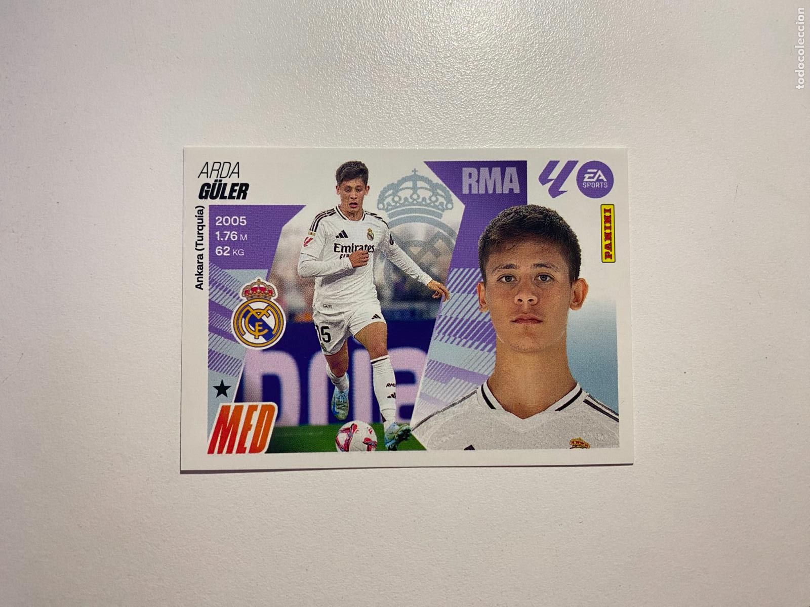Cromos de f&uacute;tbol: LALIGA ESTE 2025 2026 EA SPORTS 25 26 ALBUM PANINI LIGA N 16 REAL MADRID G&Uuml;LER