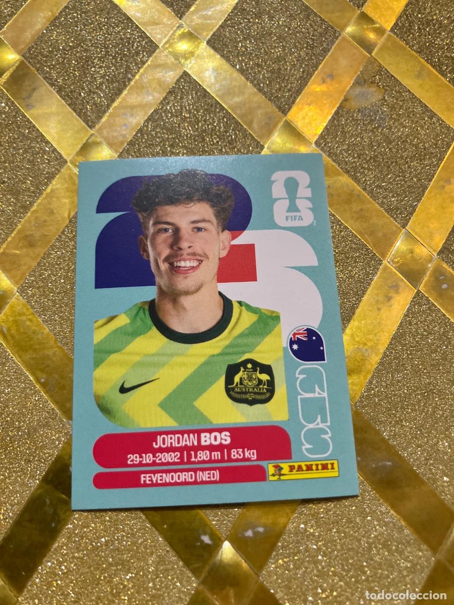 Cromos de f&uacute;tbol: CROMO DE F&Uacute;TBOL NUMERO AUS 6 JORDAN BOS AUSTRALIA MUNDIAL 2026 MEXICO-EEUU-CANADA PANINI !