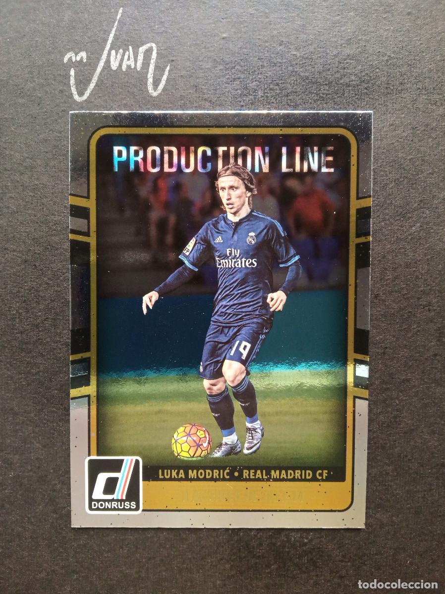 Figurine di Calcio: N&ordm; 29 PRODUCTION LINE LUKA MODRIC REAL MADRID CROACIA ⚽ PANINI &reg; DONRUSS FIFA 2016 2017 LIGA 16 17