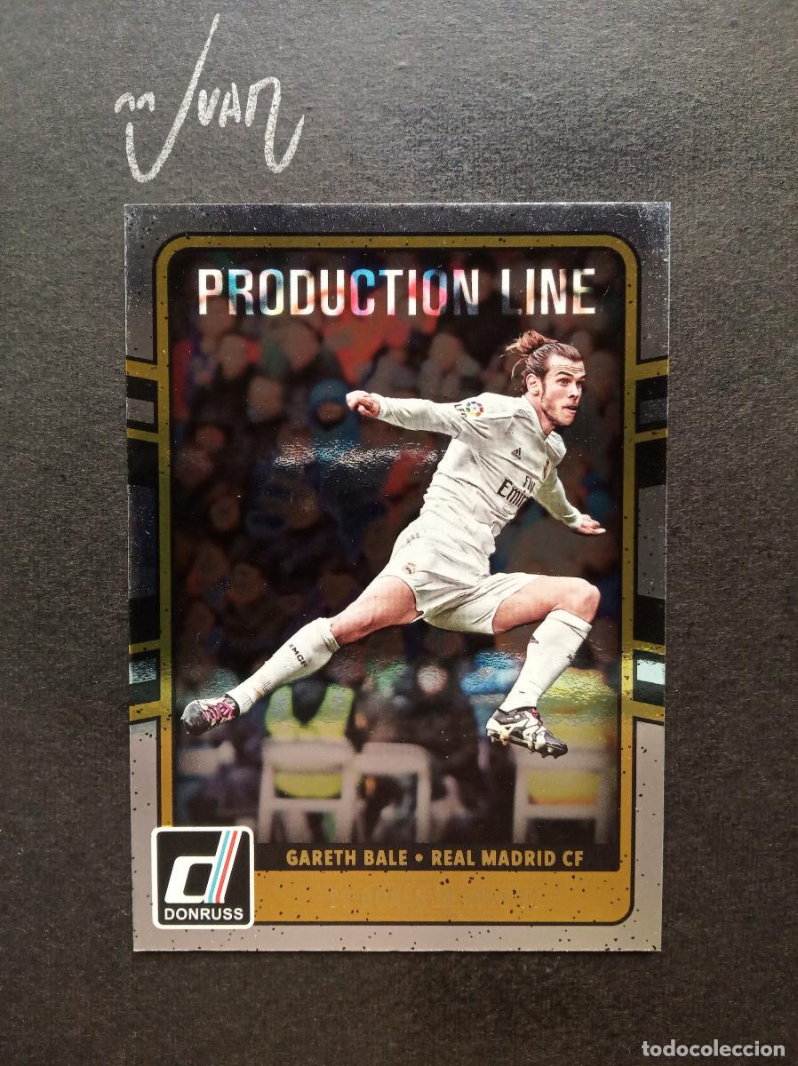 Figurine di Calcio: N&ordm; 1 PRODUCTION LINE GARETH BALE REAL MADRID GALES ⚽ PANINI &reg; DONRUSS FIFA 2016 2017 LIGA 16 17