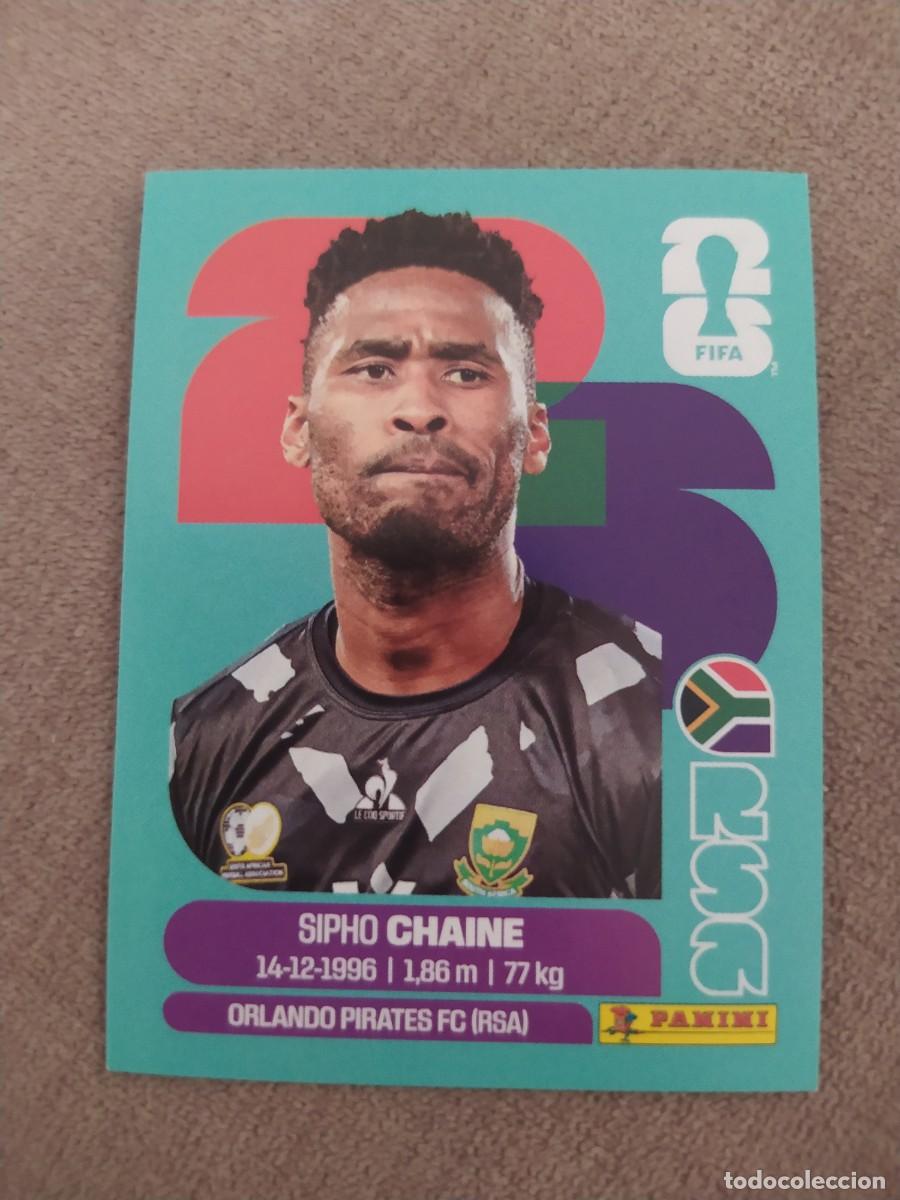 Cromos de f&uacute;tbol: RSA 03 RSA13 Sipho CHAINE 3 Sud&aacute;frica Mundial 2026 Panini