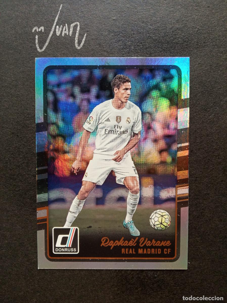 Cromos de f&uacute;tbol: N&ordm; 145 HOLOGRAPHIC VARANE REAL MADRID FRANCIA ⚽ PANINI &reg; DONRUSS FIFA 2016 2017 LIGA 16 17