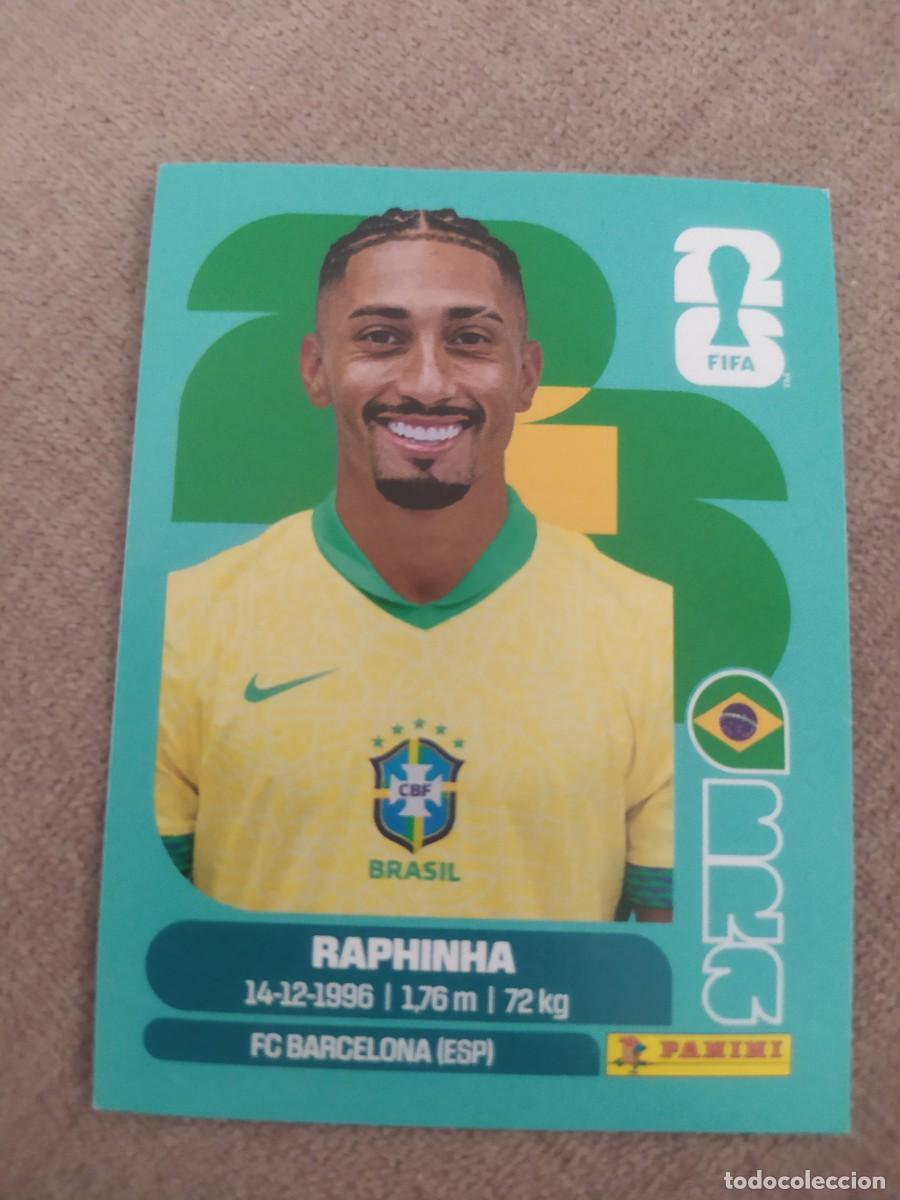 Cromos de f&uacute;tbol: BRA 19 BRA19 RAPHINHA Brasil Mundial 2026 Panini
