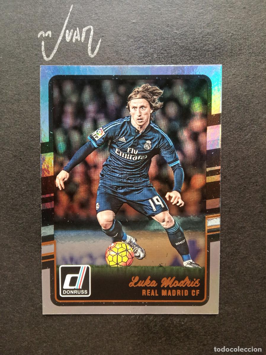 Cromos de f&uacute;tbol: N&ordm; 143 HOLOGRAPHIC LUKA MODRIC REAL MADRID CROACIA ⚽ PANINI &reg; DONRUSS FIFA 2016 2017 LIGA 16 17