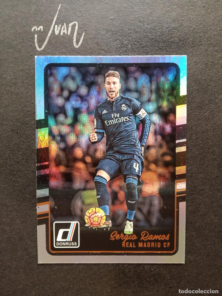 Cromos de f&uacute;tbol: N&ordm; 146 HOLOGRAPHIC SERGIO RAMOS REAL MADRID ESPA&Ntilde;A ⚽ PANINI &reg; DONRUSS FIFA 2016 2017 LIGA 16 17