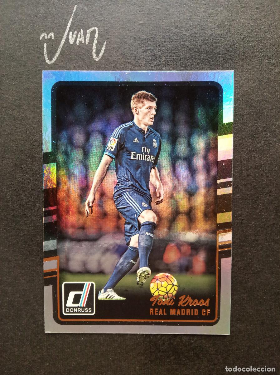 Cromos de f&uacute;tbol: N&ordm; 147 HOLOGRAPHICK FOIL TONI KROOS REAL MADRID ALEMANIA⚽ PANINI &reg; DONRUSS FIFA 2016 2017 LIGA 16 17