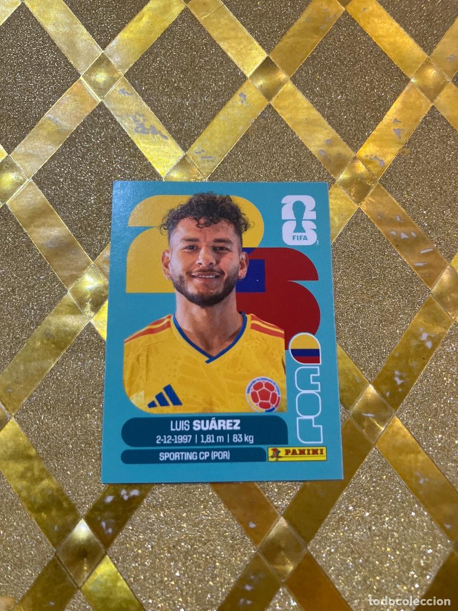 Cromos de f&uacute;tbol: CROMO DE F&Uacute;TBOL NUMERO COL 19 LUIS SUAREZ COLOMBIA MUNDIAL 2026 MEXICO-EEUU-CANADA PANINI !