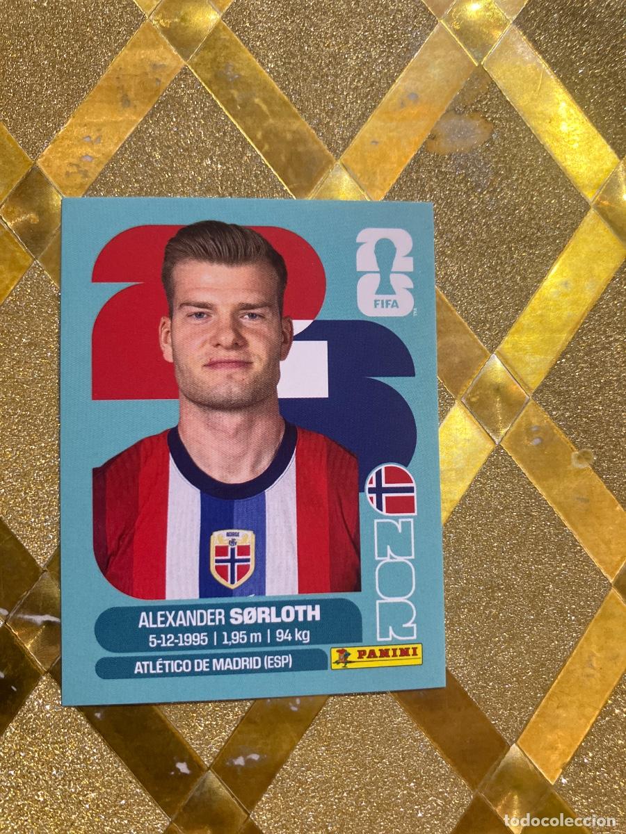 Cromos de f&uacute;tbol: CROMO DE F&Uacute;TBOL NUMERO NOR 16 SORLOTH NORUEGA MUNDIAL 2026 MEXICO-EEUU-CANADA PANINI !