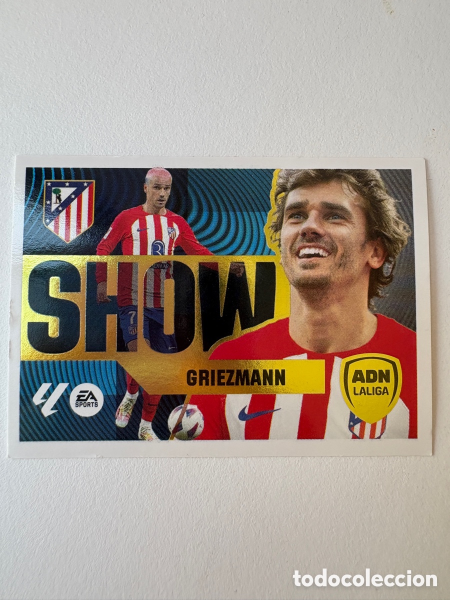 Cromos de f&uacute;tbol: Cromo Griezmann ADN LaLiga Atl&eacute;tico de Madrid 4 Panini Liga Este 2924-25