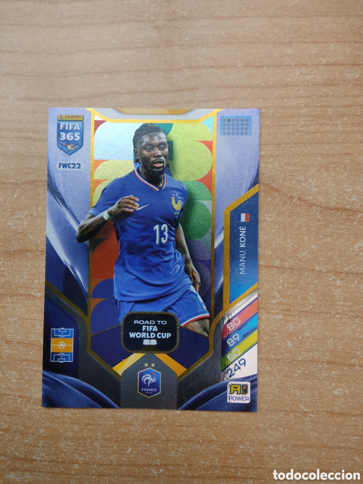 Cromos de f&uacute;tbol: FWC22 MANU KONE FRANCIA ROAD TO FIFA WORLD CUP FIFA 365 ADRENALYN 2026