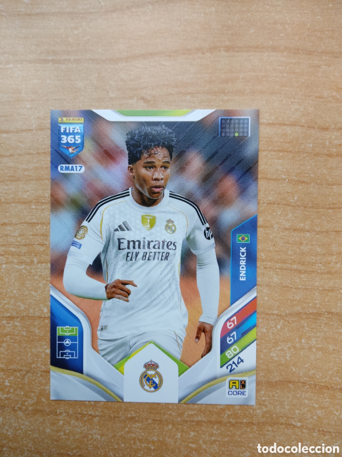 Cromos de f&uacute;tbol: RMA17 ENDRICK REAL MADRID FIFA 365 ADRENALYN 2026
