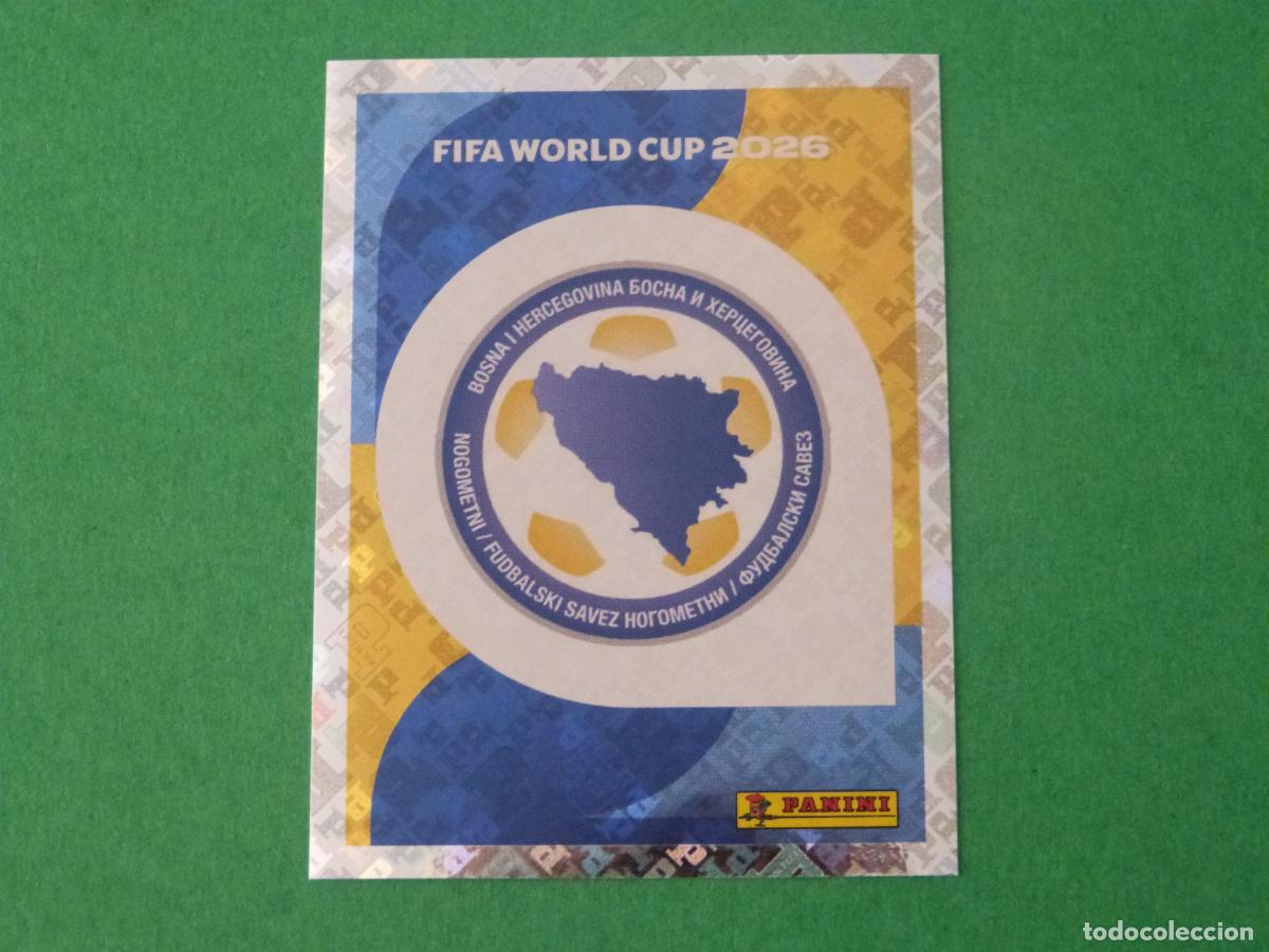 Cromos de f&uacute;tbol: CROMO FUTBOL ESCUDO BOSNIA-HERZEGOVINA SIN PEGAR N&ordm; 1 BIH 1 MUNDIAL 2026 PANINI