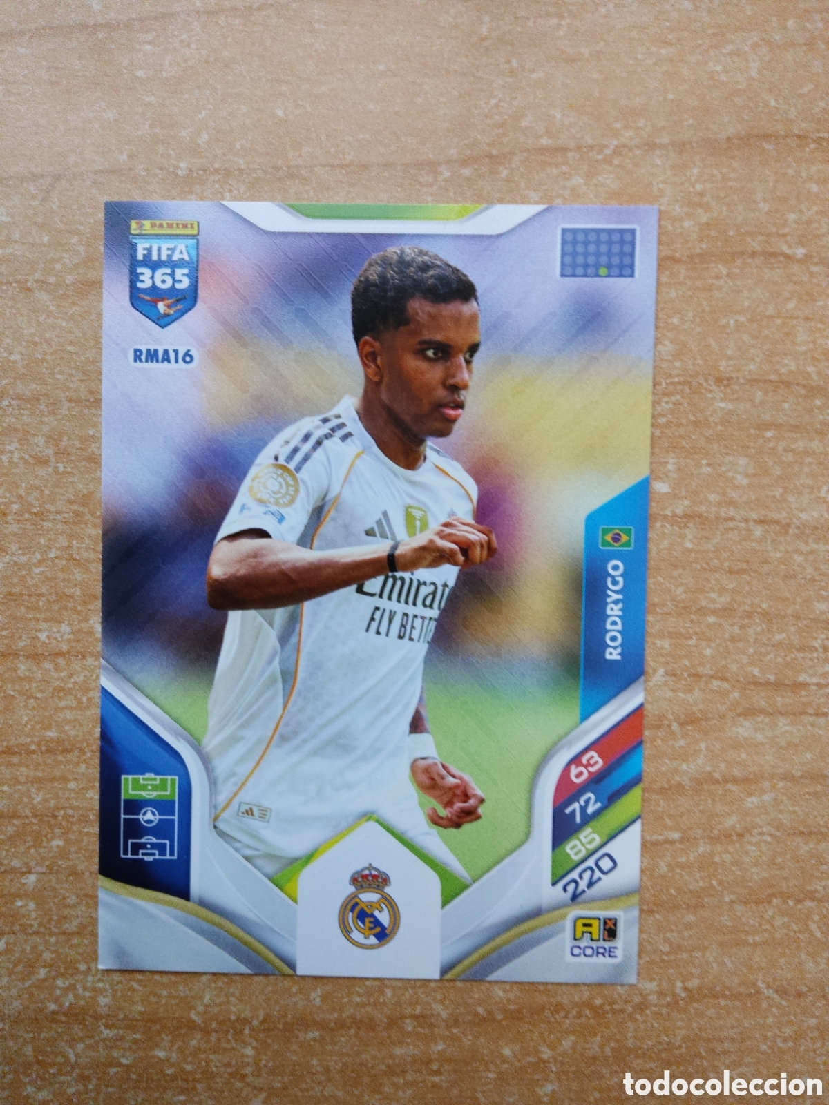 Cromos de f&uacute;tbol: RMA16 RODRYGO REAL MADRID LIGA FIFA 365 ADRENALYN 2026
