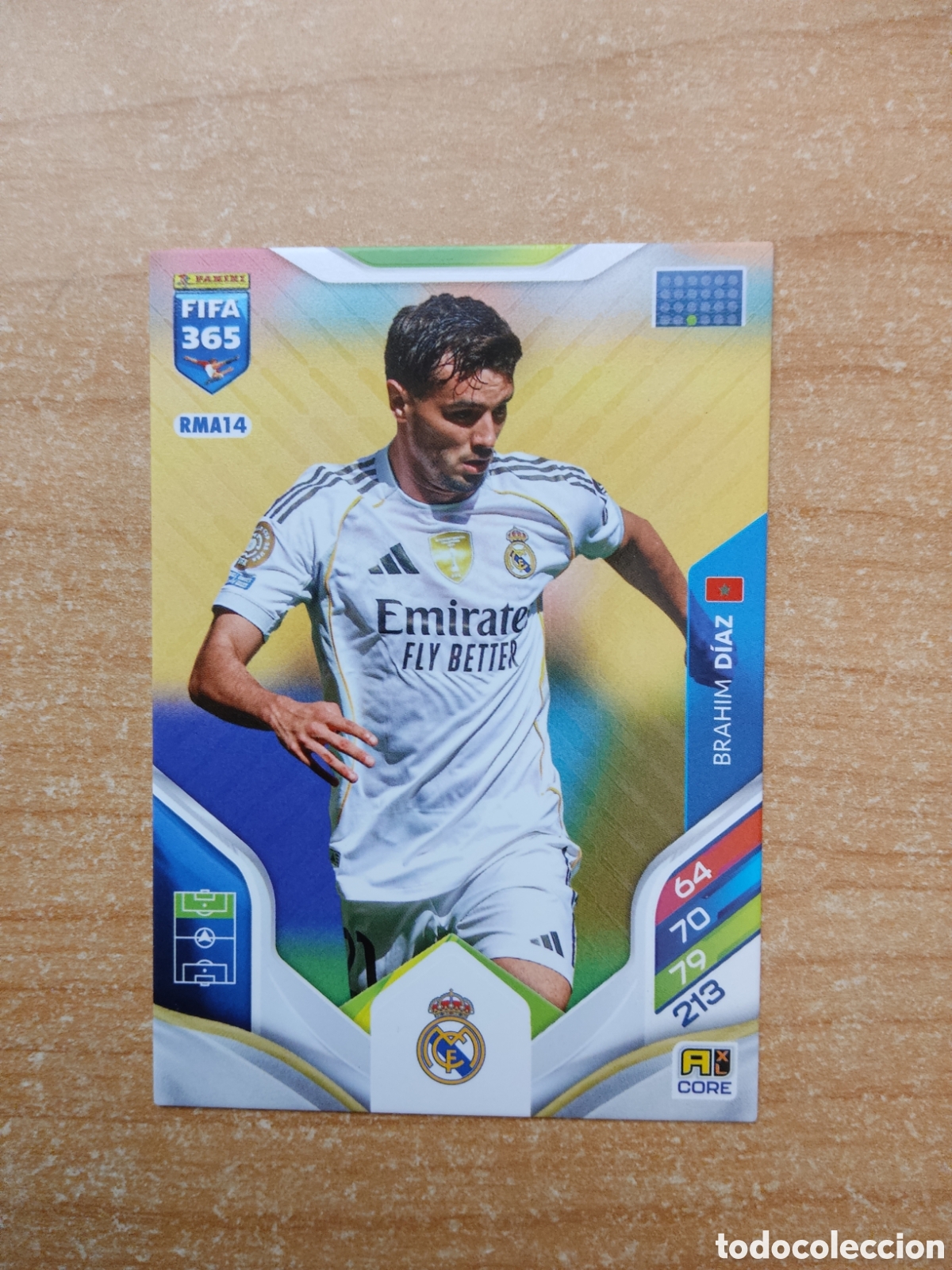 Cromos de f&uacute;tbol: RMA14 BRAHIM DIAZ REAL MADRID FIFA 365 ADRENALYN 2026