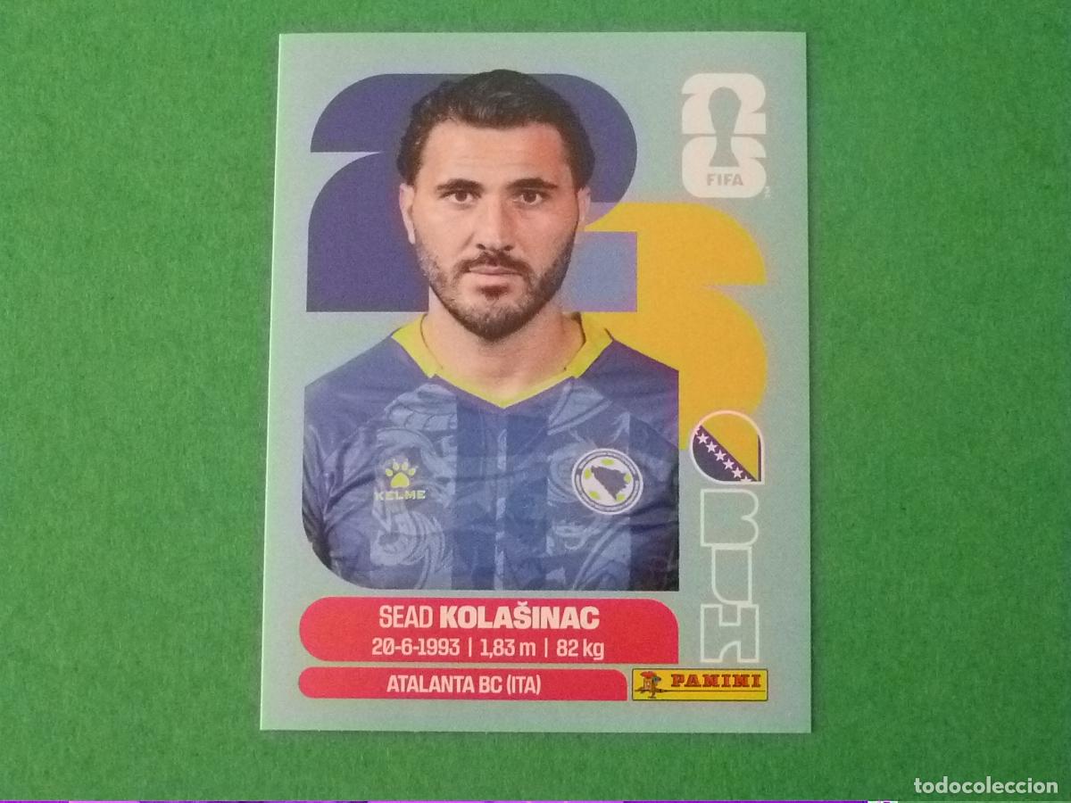 Cromos de f&uacute;tbol: CROMO FUTBOL KOLASINAC BOSNIA-HERZEGOVINA SIN PEGAR N&ordm; 4 BIH 4 MUNDIAL 2026 PANINI