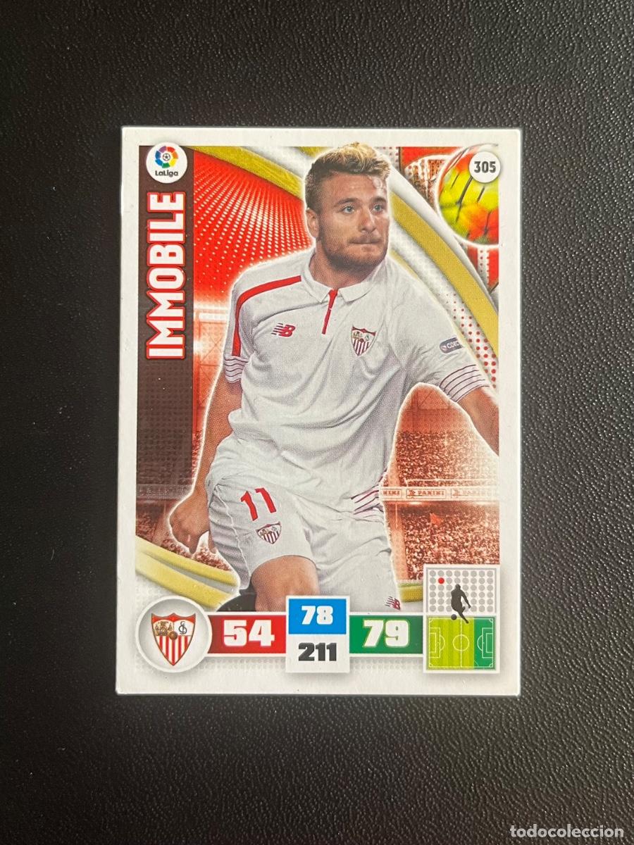 Cromos de f&uacute;tbol: 305 CIRO IMMOBILE SEVILLA FC ADRENALYN 2015 2016 CROMO PANINI LA LIGA 15 16