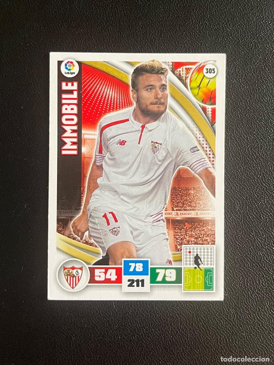 Cromos de f&uacute;tbol: 305 CIRO IMMOBILE SEVILLA FC ADRENALYN 2015 2016 CROMO PANINI LA LIGA 15 16
